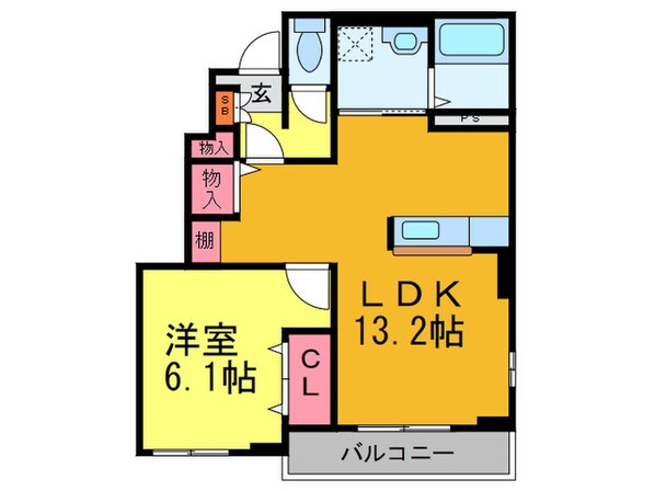 サンライズ　コート東山の物件間取画像